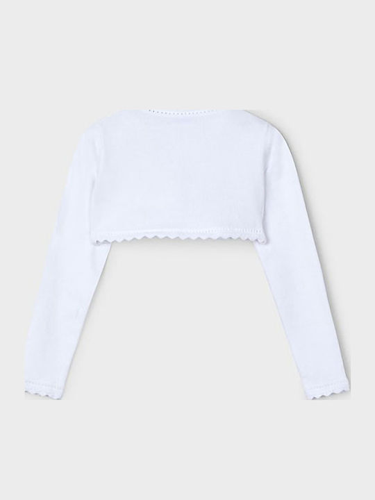 Kids Bolero Cotton White