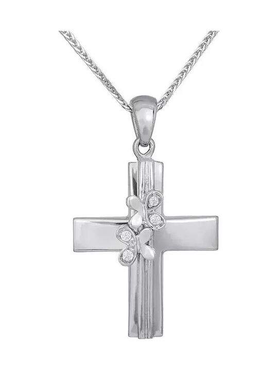 White Gold Cross 14K White Gold Cross 14K