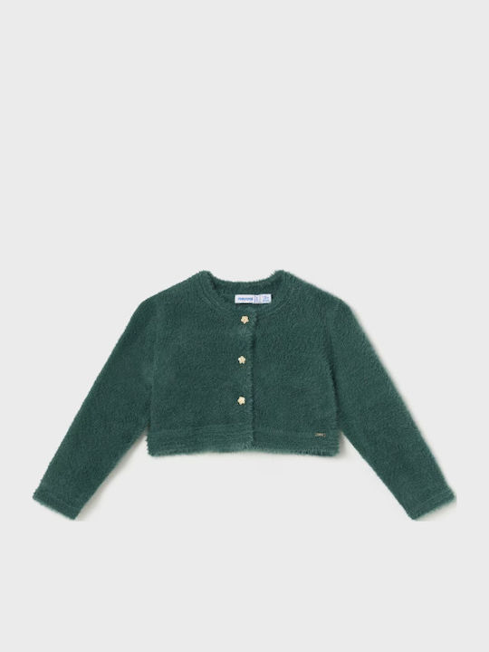 Kinderstrickjacke Gestrickt Grün