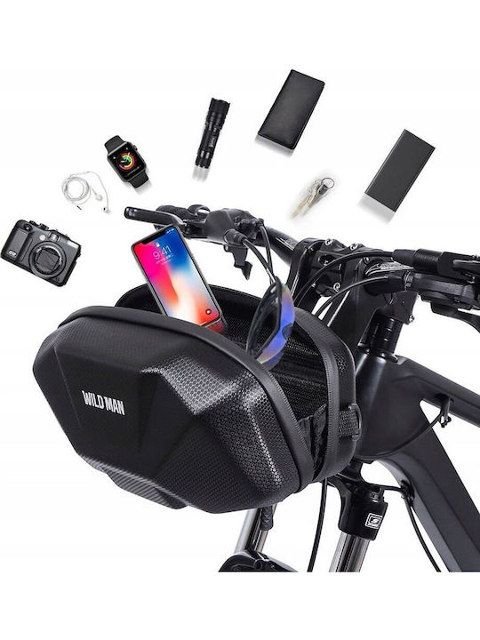 Wildman Gears Bicycle Frame Bag Black