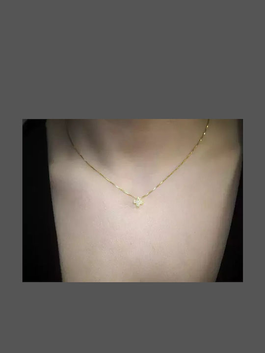 Златен Кръст 18K с Верижка