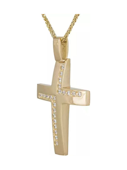 Women's Gold Cross 14K with Chain
