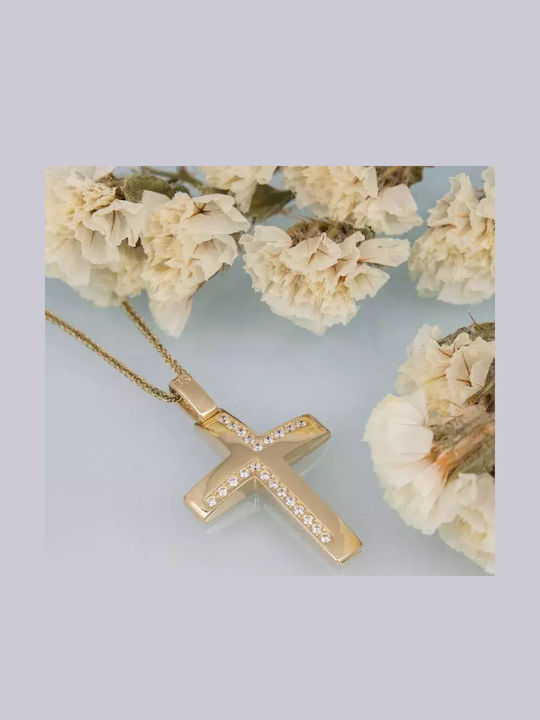 Women's Gold Cross 14K with Chain