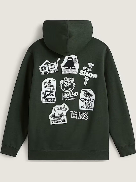 Polar Bluza și Hanorac Pentru Copii Cardigan Cu Glugă Verde
