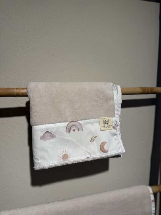 Grandes Suenos Βρεφική Πετσέτα Σώματος Beige 75x100cm