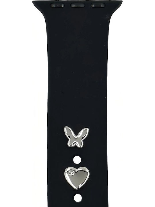 Tfo Pin Charms Set Watch Straps Butterfly Silver Tfo Pin Charms Set Watch Straps Butterfly Silver
