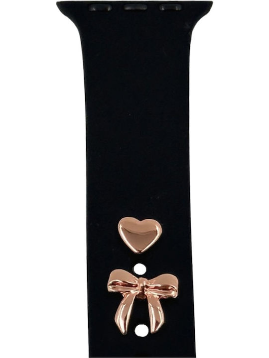 Tfo Pin Charms Set Watch Straps Bow Rose Gold