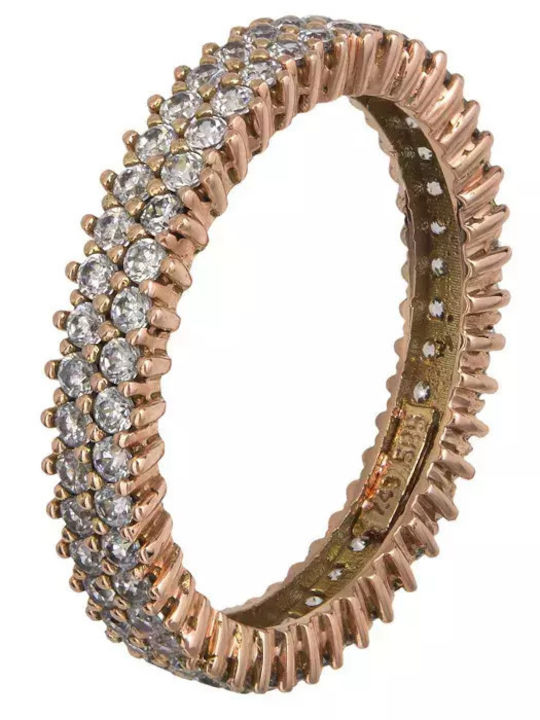 Damentringe Ewigkeitsring Roségold 14K