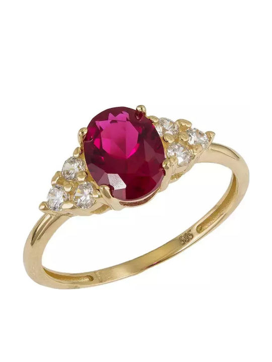 Damentagerring Gold 14K Damentagerring Gold 14K