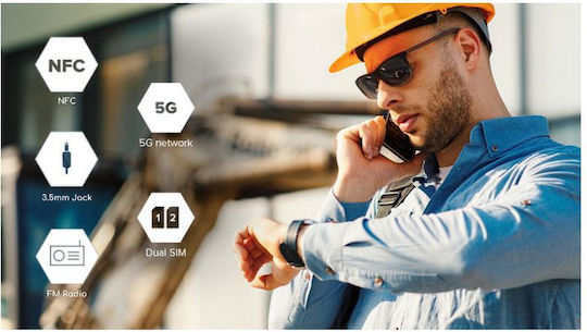 Hammer Iron 6 Dual SIM (8/256GB) Ανθεκτικό Smartphone Μαύρο