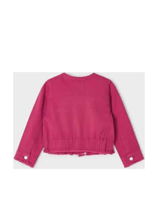 Ecofriends Kids Casual Short Fuchsia Jacket
