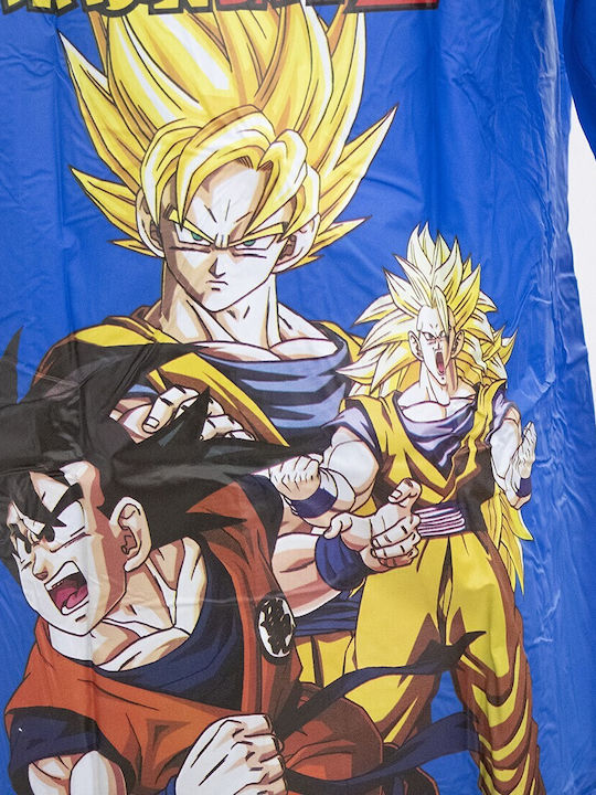 Αδιάβροχο Παιδικό Casual Μπουφάν με Κουκούλα Μπλε