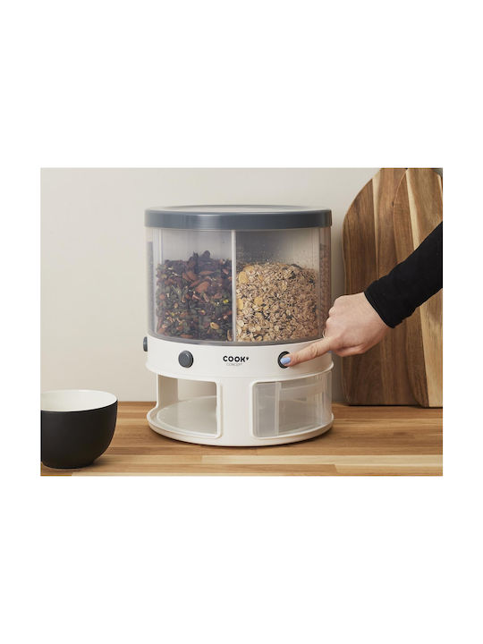 Cook Concept Vase Pasta / Cereals with Lid Glass Transparent 9000ml