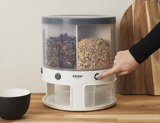 Cook Concept Pasta / Cereal Jar with Lid Transparent Glass 9000ml