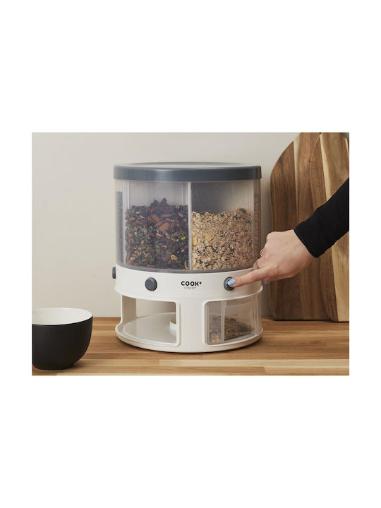 Cook Concept Vase Pasta / Cereals with Lid Glass Transparent 9000ml