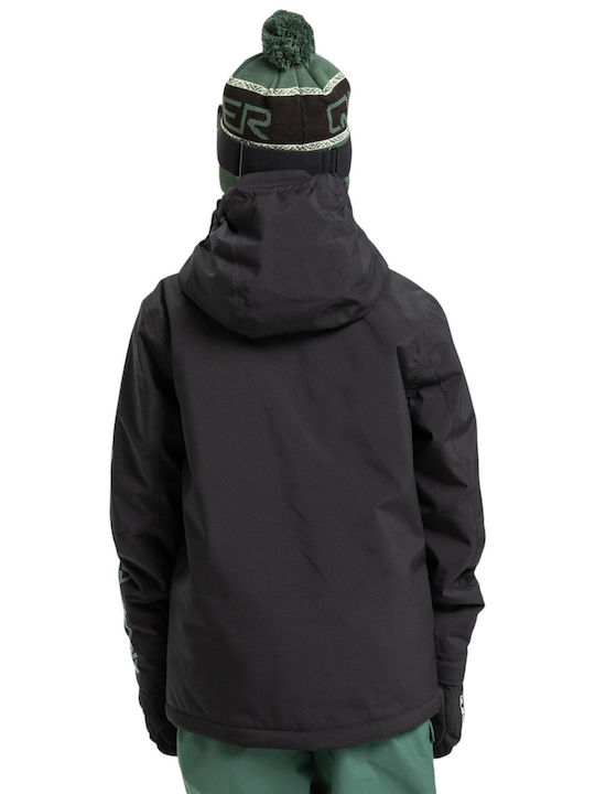 Mission Παιδικό Casual Μπουφάν με Κουκούλα Black