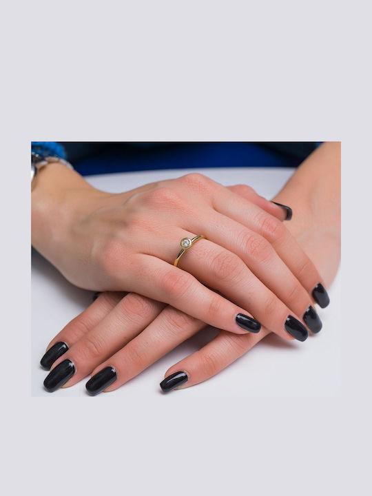Breuning Single Stone from Gold 18K with Diamond