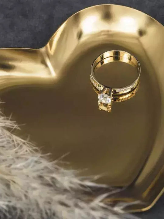 Single Stone from Gold 14K