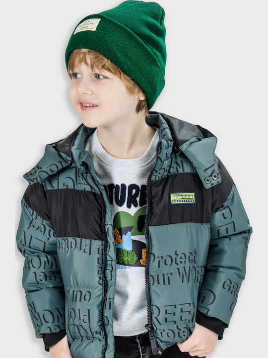 Kids' Casual Jacket with Hood Multicolour