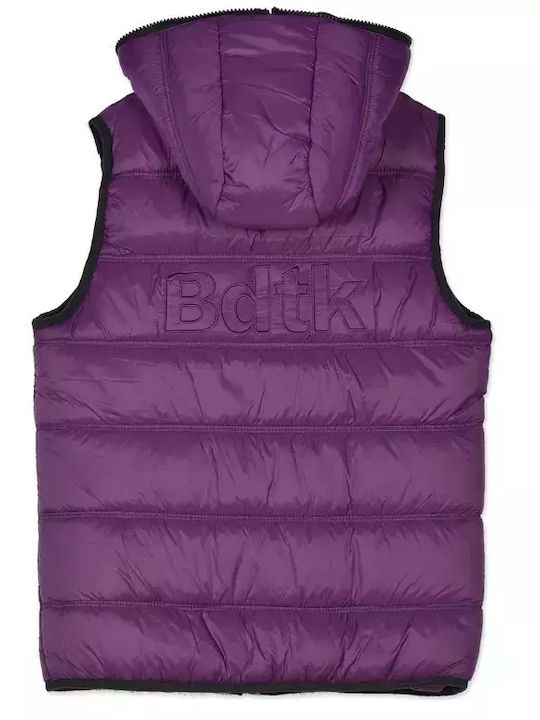 Kids' Sports Jacket Sleeveless Short with Hood Purple