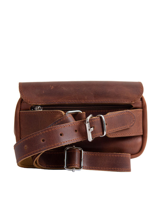 By -leather Leather Women's Bag Crossbody Brown