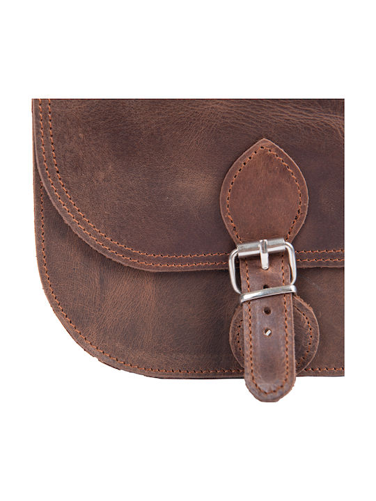 By -leather Leather Women's Bag Shoulder Brown
