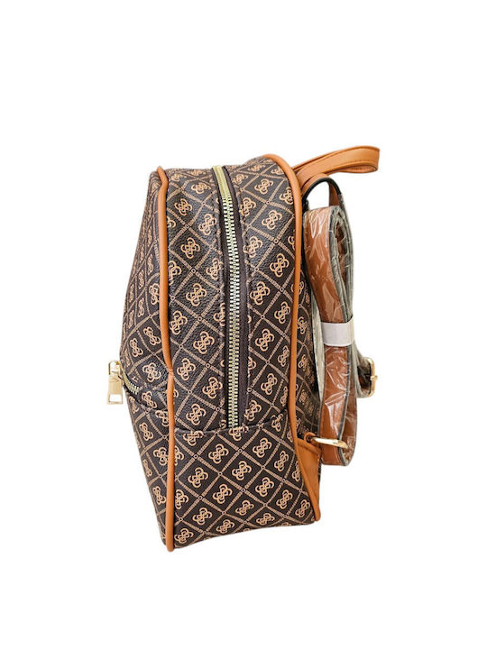 Damentasche Rucksack Braun