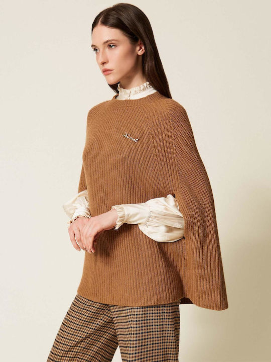 Women's Sweater Woolen Brown