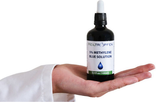 Heiltropfen Methylene Blue Lösung 5% in Tropfen 100ml