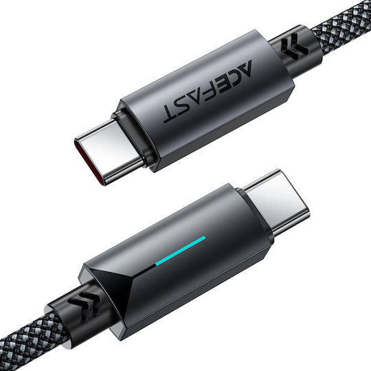 Acefast USB 2.0 Kabel USB-C männlich - USB-C 60W Schwarz 1.2m