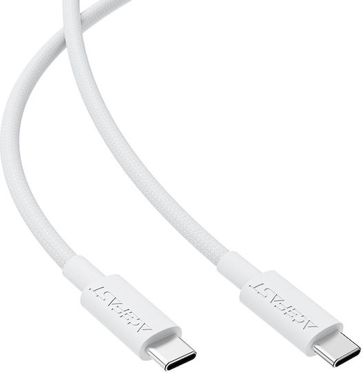 Acefast USB 2.0 Cable USB-C male - USB-C 60W White 1.2m