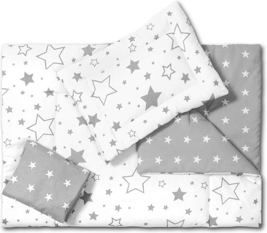 Kidizi Set Pentru Patut Galaxy Grey 7buc piese Kidizi Set Pentru Patut Galaxy Grey 7buc piese