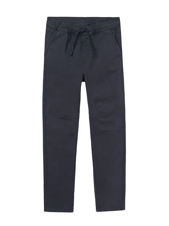Kinder Schlaghose Stoff Marineblau