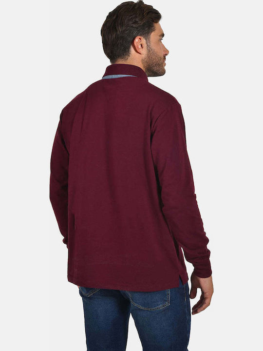 Polo Blouse Burgundy