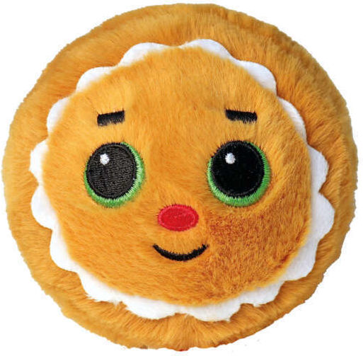Ty Beanie Bouncers Plush Bouncing Ball Christmas Cookie Brown