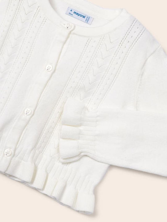Cardigan pentru copii De bumbac Albă