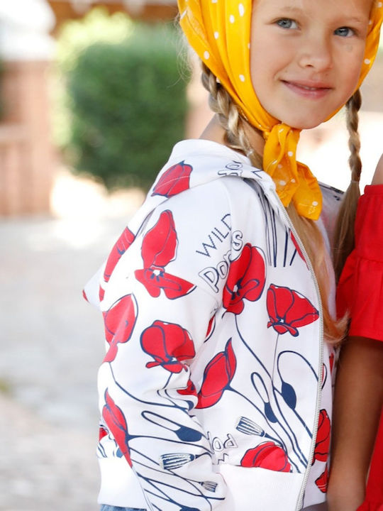Kids Sweatshirt Cardigan with Hood Multicolored 15-223302-5