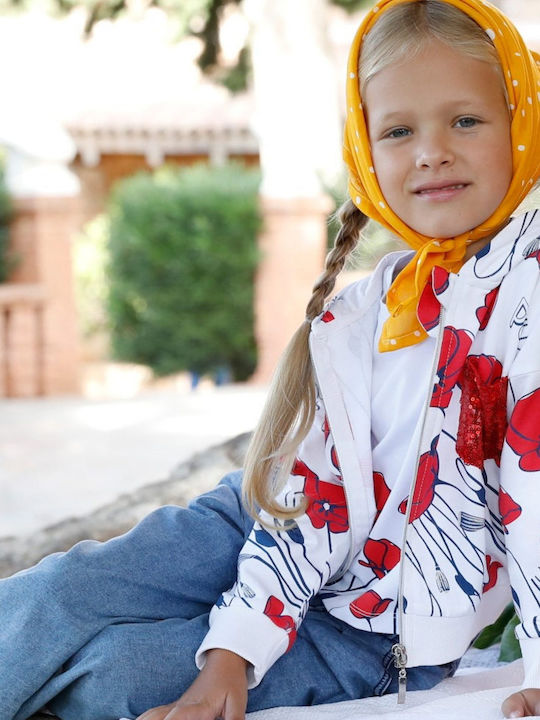 Kids Sweatshirt Cardigan with Hood Multicolored 15-223302-5