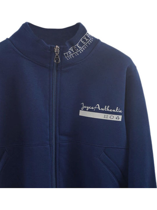 Kids Cardigan Cotton Blue