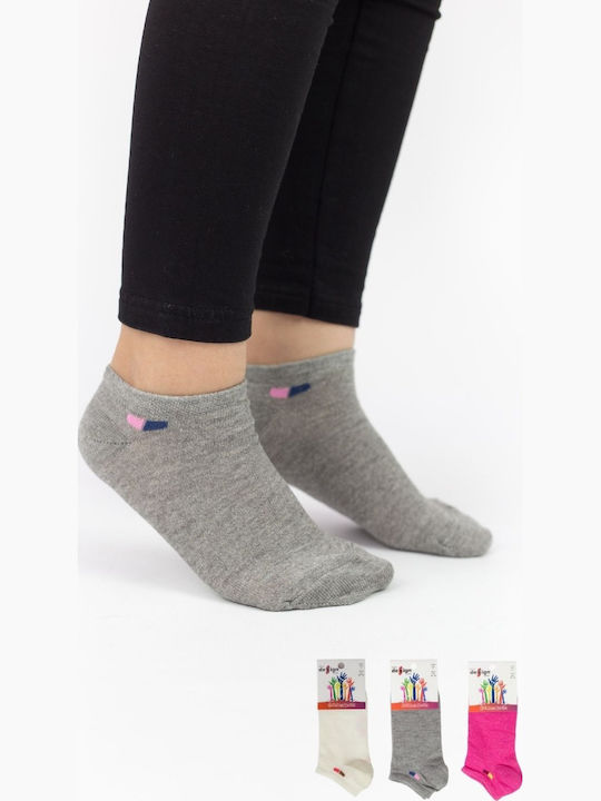 Design Socks Детски къси чорапи Colorful 3 Чифта