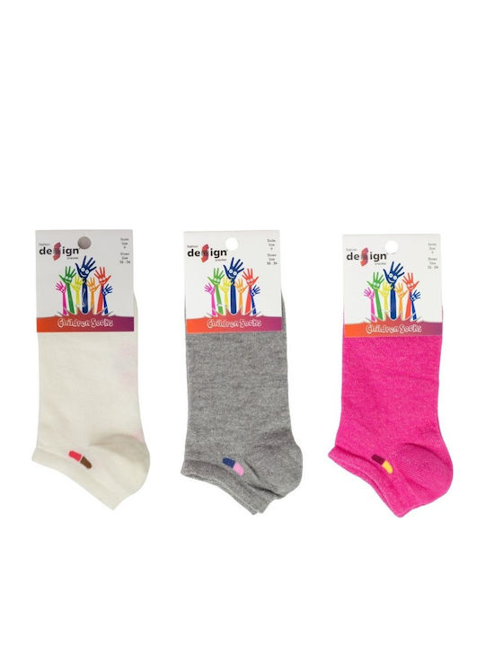 Design Socks Șosete pentru Copii Colorful 3 Perechi