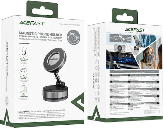 Acefast Car Mobile Mount with Adjustable Hooks Gray