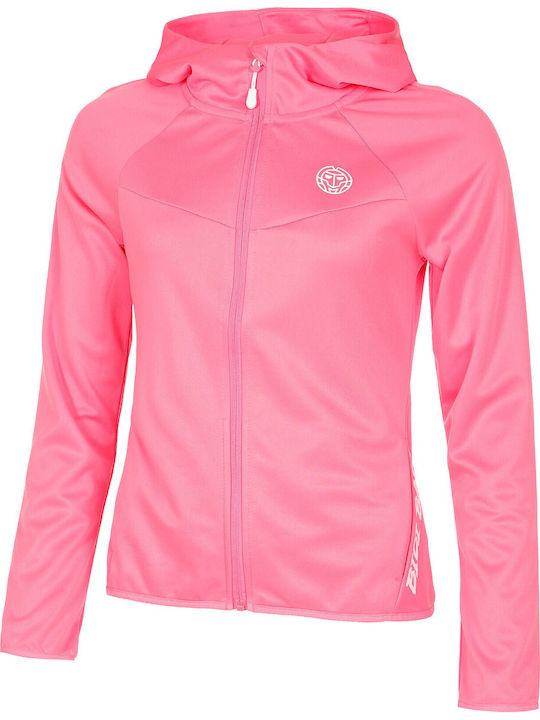 Kids Cardigan with Hood Pink