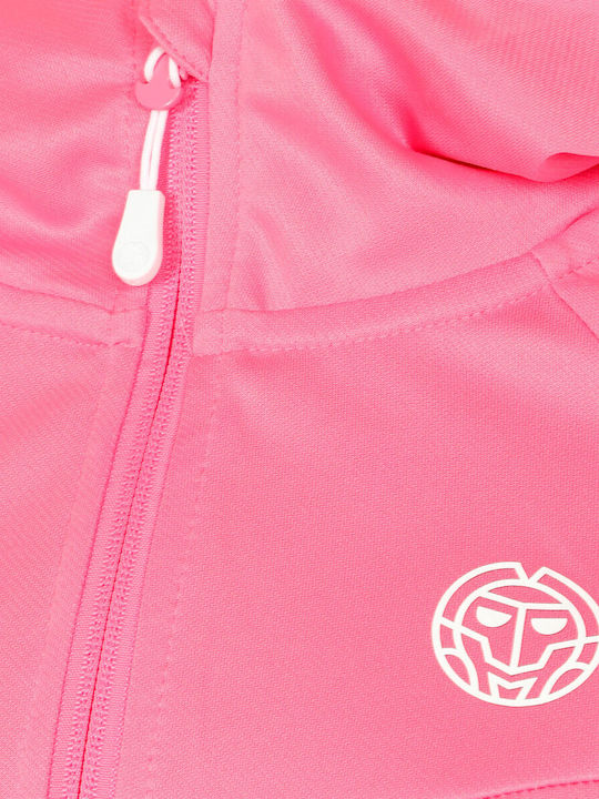 Kids Cardigan with Hood Pink