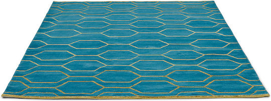 Wedgwood Arris 37307 Lucrat manual Covor Rectangular Teal