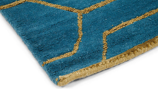 Wedgwood Arris 37307 Lucrat manual Covor Rectangular Teal