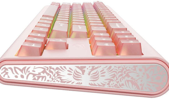 Havit KB896L Gaming Mechanical Keyboard with RGB lighting (English US) Pink