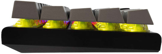 White Shark WAKIZASHI 2 Гейминг Механична Клавиатура 60% с Синьо по поръчка суичове и RGB подсветка (Английски US) Grey/Black