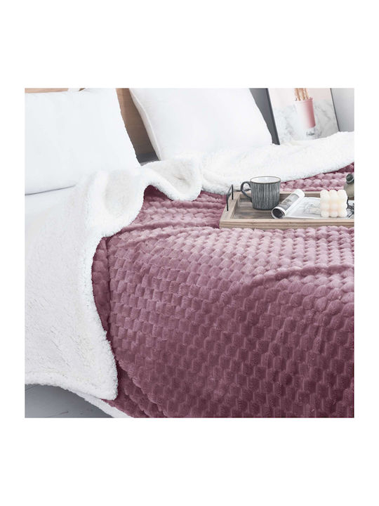SpitiBazaar Blanket Furry Queen 220x240cm Pink