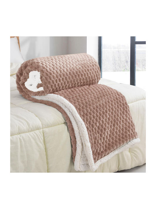 SpitiBazaar Blanket Furry Queen 220x240cm Open Café